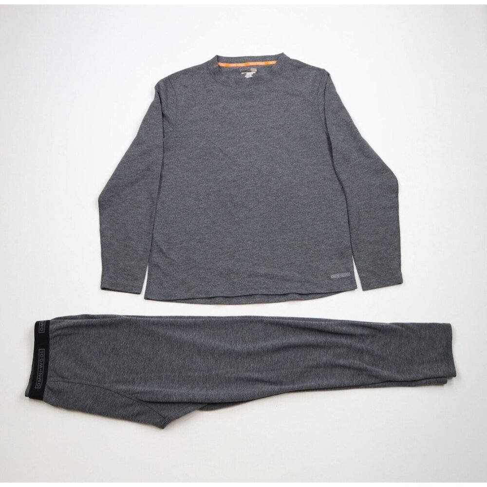 Omni Wool Mens 2 Piece Wool Blend Base Layer Outfit Set Pants Medium Top Large